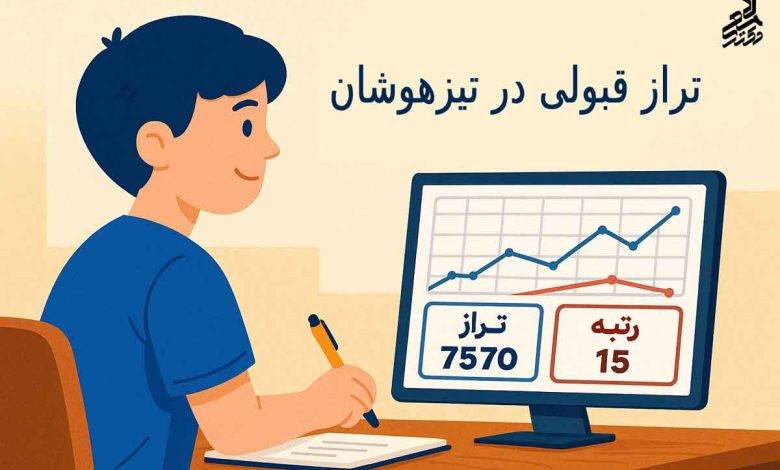 تراز قبولی تیزهوشان نهم