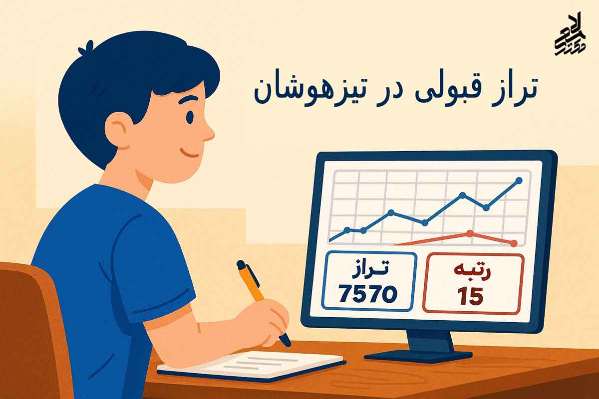 تراز قبولی تیزهوشان نهم