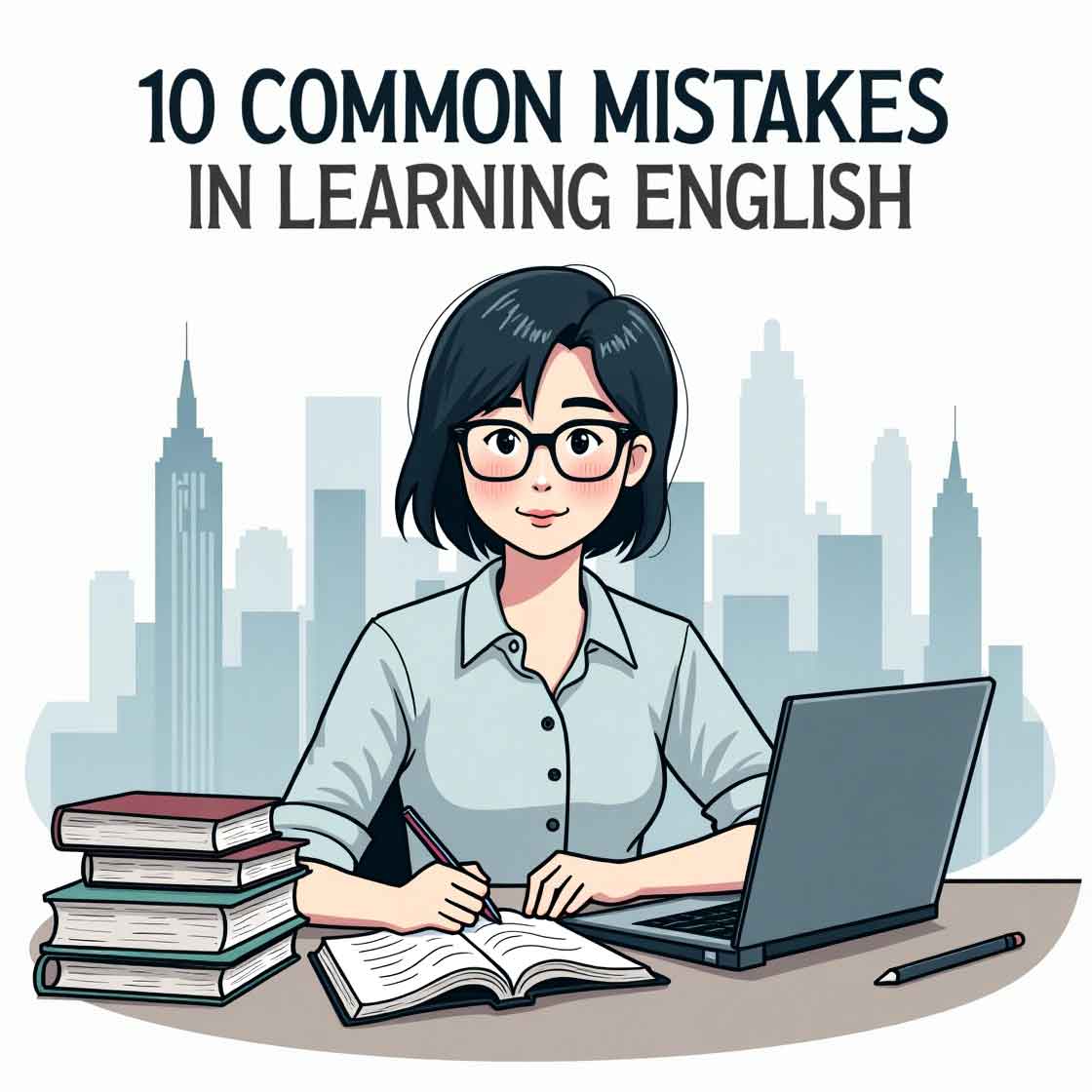 10 اشتباه رایج در یادگیری زبان انگلیسی