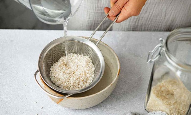 آب برنج برای مو