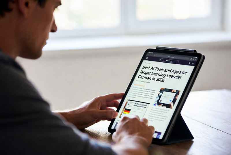 یادگیری زبان آلمانی با هوش مصنوعی