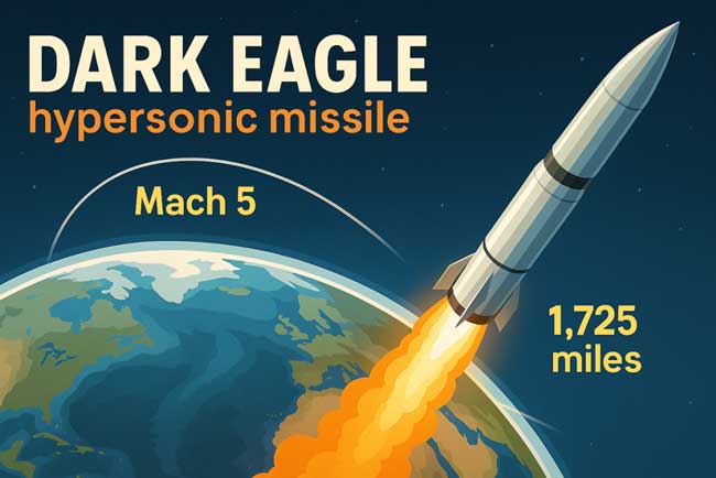 موشک هایپرسونیک Dark Eagle آمریکا