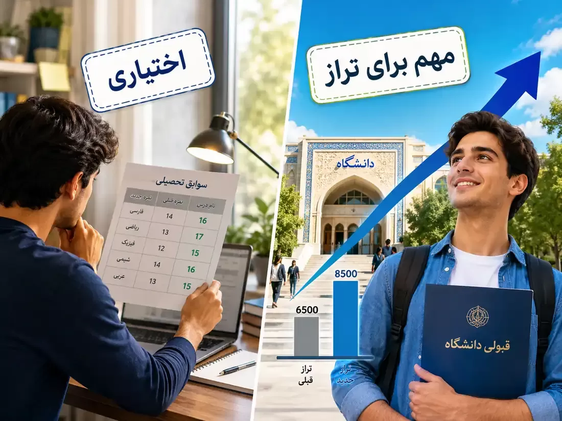 تفاوت تایید سوابق تحصیلی با ترمیم معدل
