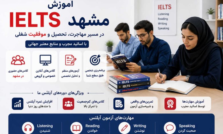 دوره آمادگی آزمون آیلتس در مشهد