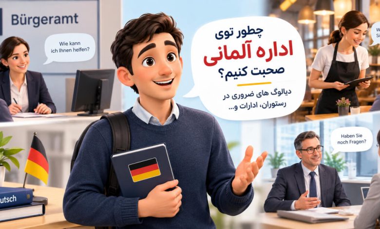 مکالمه در ادارات به آلمانی